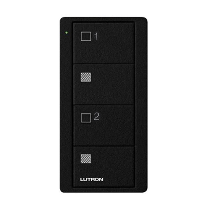 Lutron RA2 Select 4-Button Pico Wireless Keypad - 2-Group Shades - Black