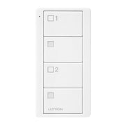 Lutron RA2 Select 4-Button Pico Wireless Keypad - 2-Group Shades - White