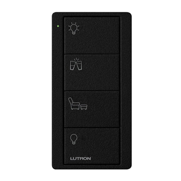 Lutron RA2 Select 4-Button Pico Wireless Keypad - Any Room - Black