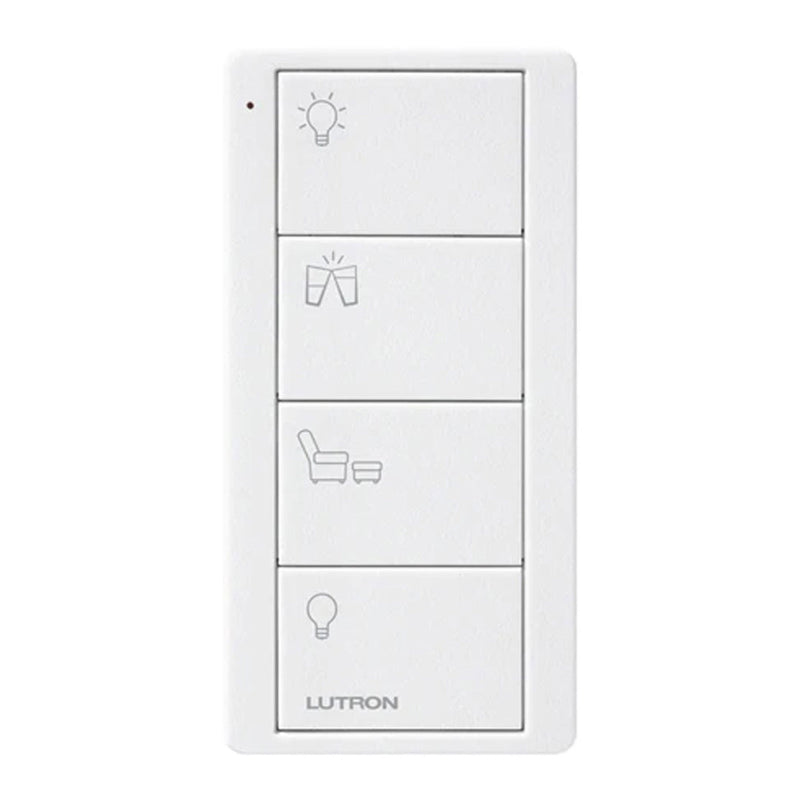Lutron RA2 Select 4-Button Pico Wireless Keypad - Any Room - White