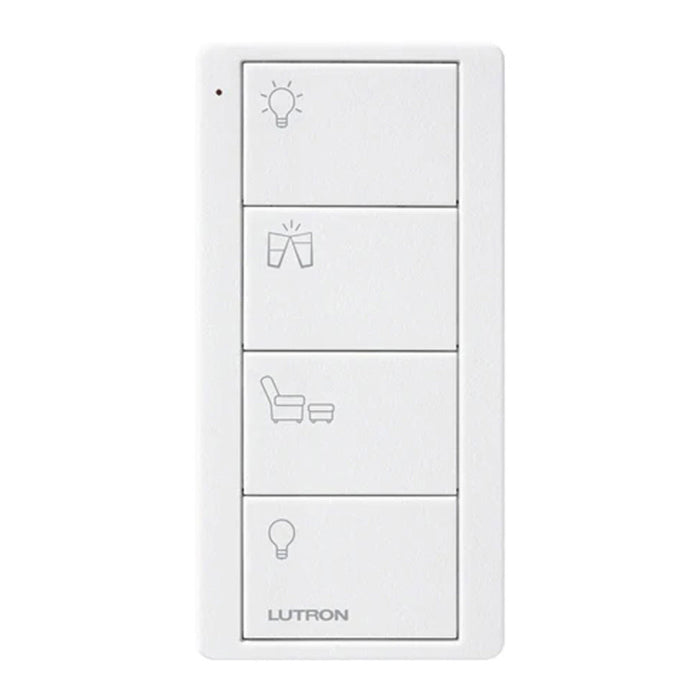 Lutron RA2 Select 4-Button Pico Wireless Keypad - Any Room - White