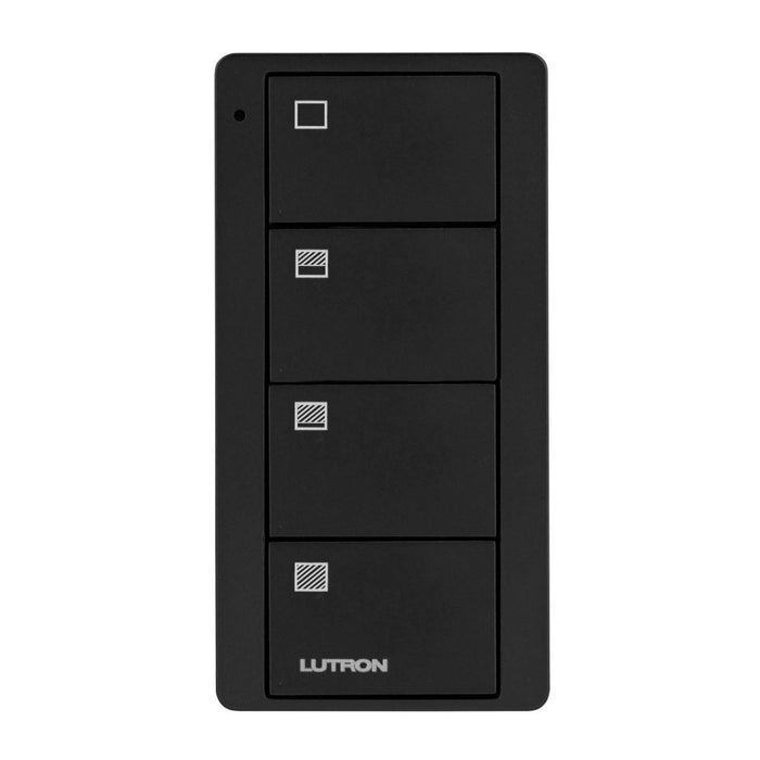 Lutron RA2 Select 4-Button Pico Wireless Keypad - Blind Scenes - Black