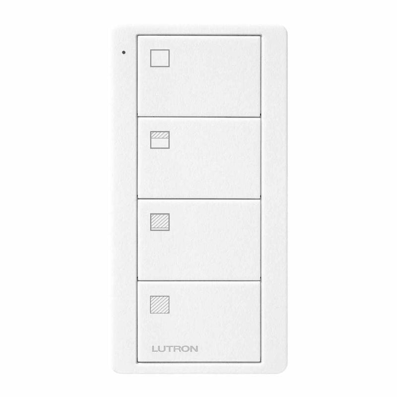 Lutron RA2 Select 4-Button Pico Wireless Keypad - Blind Scenes - White