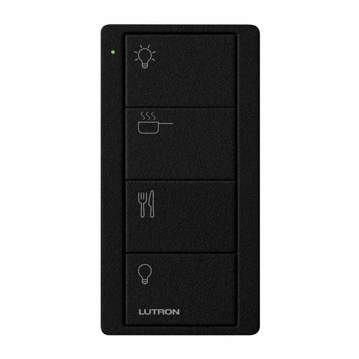 Lutron RA2 Select 4-Button Pico Wireless Keypad - Kitchen - Black