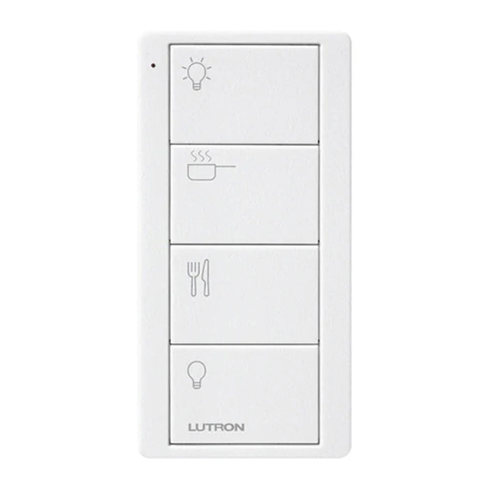 Lutron RA2 Select 4-Button Pico Wireless Keypad - Kitchen - White