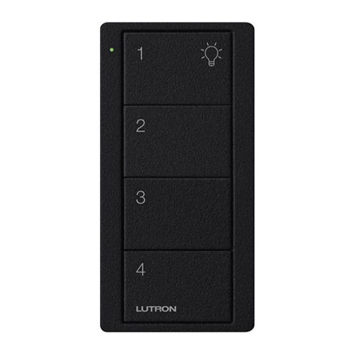 Lutron RA2 Select 4-Button Pico Wireless Keypad - Universal Numbered - Black