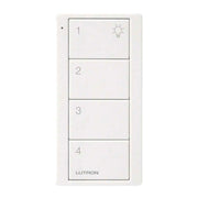 Lutron RA2 Select 4-Button Pico Wireless Keypad - Universal Numbered - White