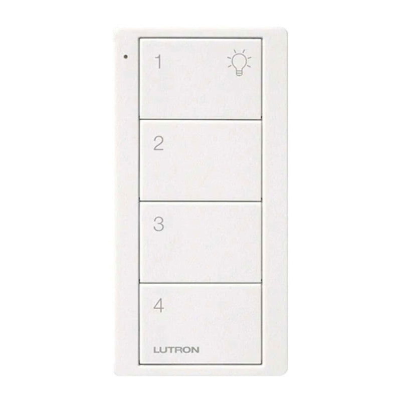 Lutron RA2 Select 4-Button Pico Wireless Keypad - Universal Numbered - White