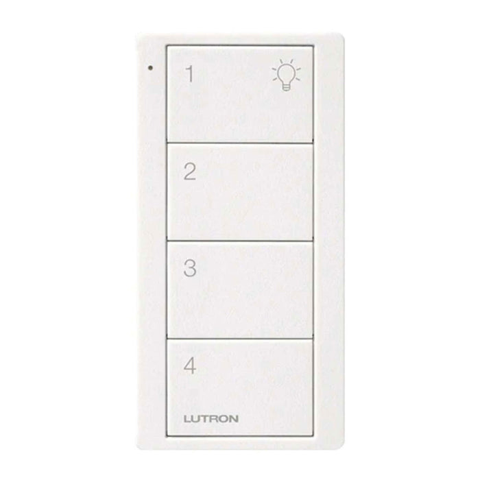 Lutron RA2 Select 4-Button Pico Wireless Keypad - Universal Numbered - White