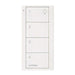 Lutron RA2 Select 4-Button Pico Wireless Keypad - Universal Numbered - White