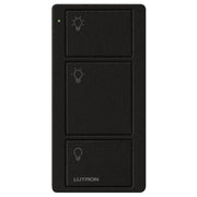 Lutron RA2 Select 3-Button Pico Wireless Keypad (Lights Engraving) - Matte Black