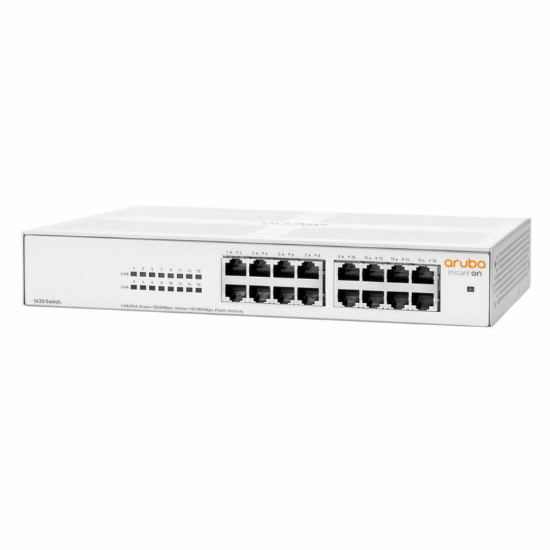 HPE Aruba Instant On 1430 16-Port Unmanaged Ethernet Switch