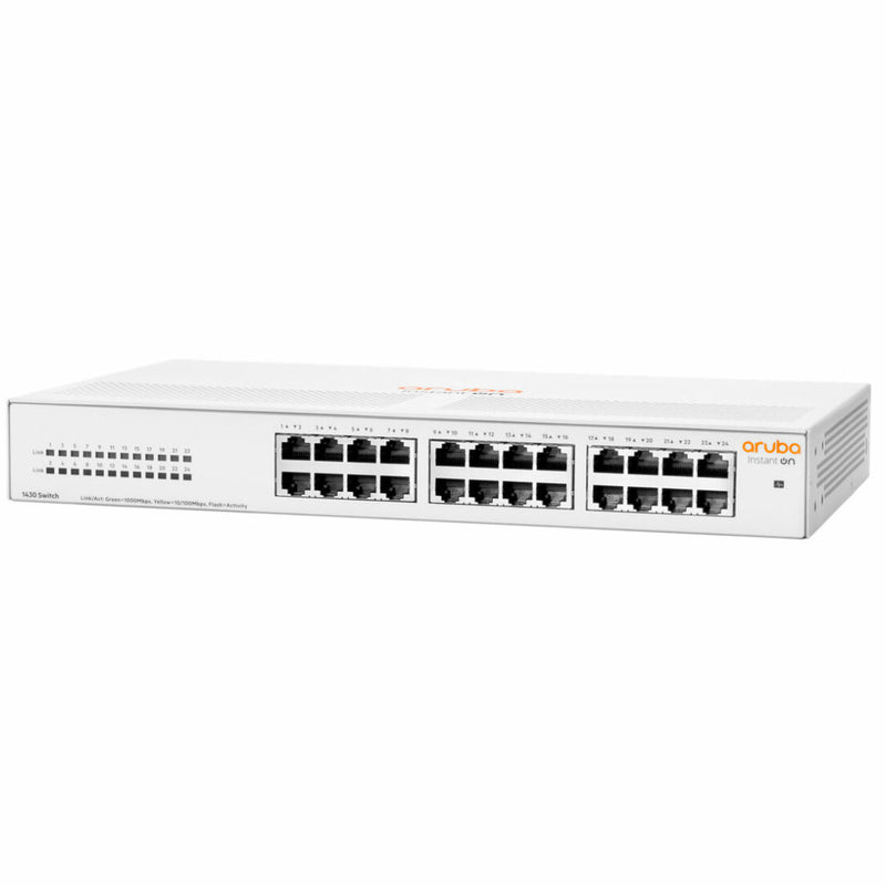 HPE Aruba Instant On 1430 24-Port Unmanaged Ethernet Switch