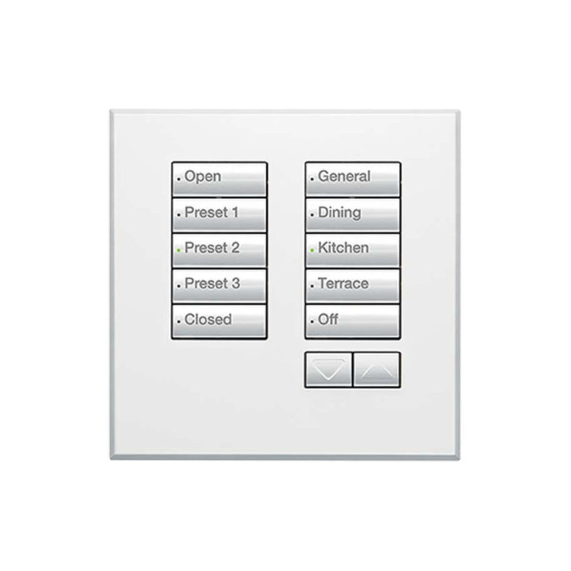 Lutron International Square SeeTouch Keypad (Non-Insert)