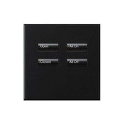 Lutron International Square SeeTouch Keypad (Non-Insert)