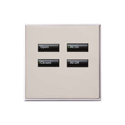 Lutron International Square SeeTouch Keypad (Non-Insert)