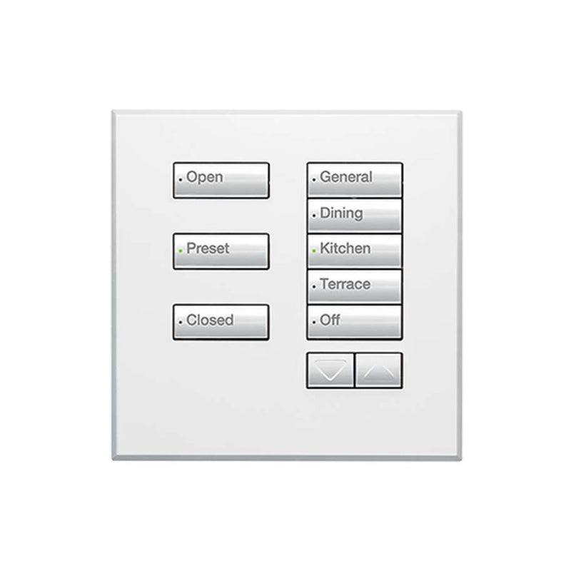 Lutron International Square SeeTouch Keypad (Non-Insert)