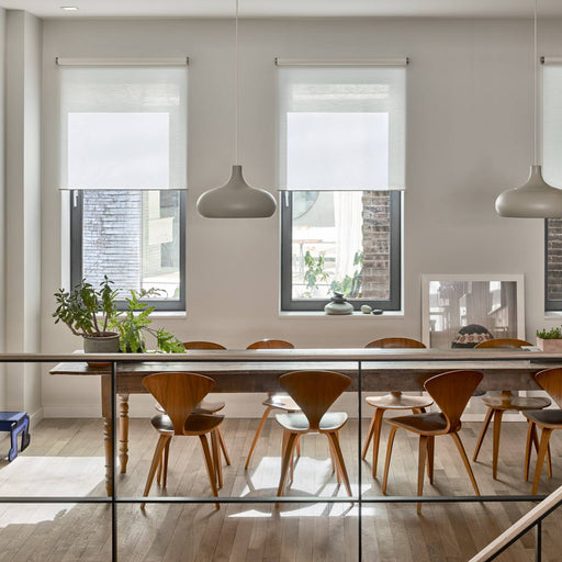 Lutron Palladiom Motorised Wire-Free Roller Blinds for luxury homes