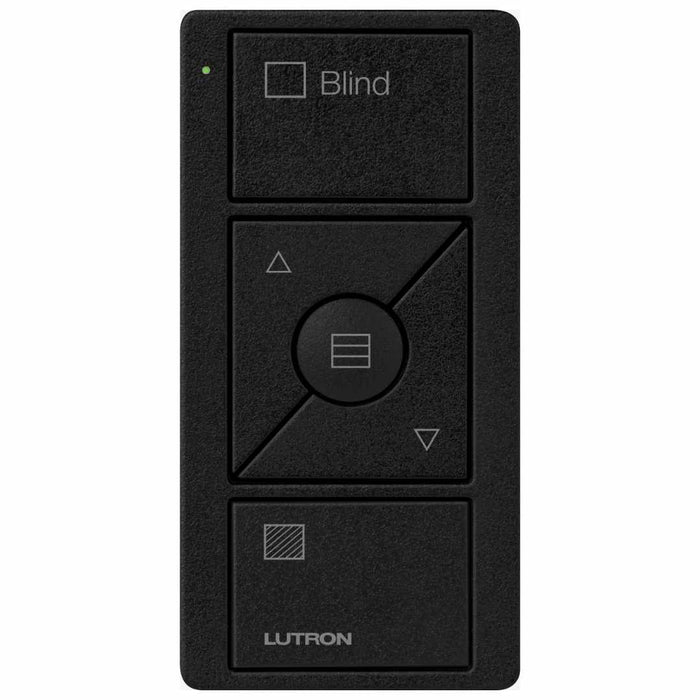 Lutron RA2 Select 3-Button Raise/Lower Pico Wireless Keypad - Horizontal Sheer Blinds - Black