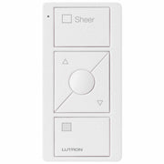 Lutron RA2 Select 3-Button Raise/Lower Pico Wireless Keypad - Sheer - White