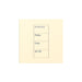 Lutron Square Palladiom Lighting & Shading Keypad (1-Column, 4-button)