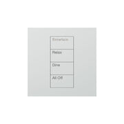 Lutron Square Palladiom Lighting & Shading Keypad (1-Column, 4-button)