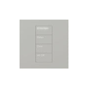 Lutron Square Palladiom Lighting & Shading Keypad (1-Column, 4-button)