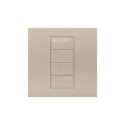 Lutron Square Palladiom Lighting & Shading Keypad (1-Column, 4-button)