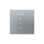 Lutron Square Palladiom Lighting & Shading Keypad (1-Column, 4-button)