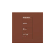 Lutron Square Palladiom Lighting & Shading Keypad (1-Column, 4-button)