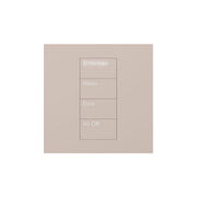 Lutron Square Palladiom Lighting & Shading Keypad (1-Column, 4-button)