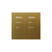Lutron Square Palladiom Lighting & Shading Keypad (2-Column)