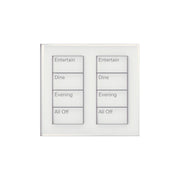 Lutron Square Palladiom Lighting & Shading Keypad (2-Column, 4-Button)