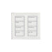 Lutron Square Palladiom Lighting & Shading Keypad (2-Column, 4-Button)