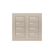 Lutron Square Palladiom Lighting & Shading Keypad (2-Column, 4-Button)