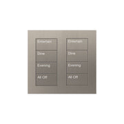 Lutron Square Palladiom Lighting & Shading Keypad (2-Column, 4-Button)