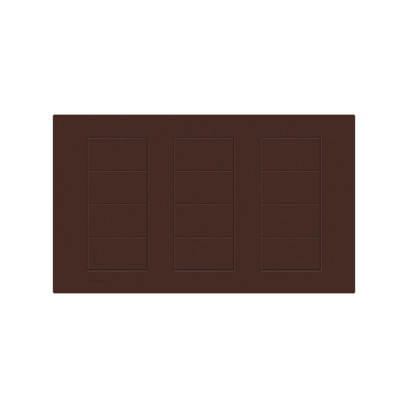 Lutron Square Palladiom Lighting & Shading Keypad (3-Column, 4-Button)