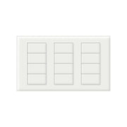 Lutron Square Palladiom Lighting & Shading Keypad (3-Column, 4-button)
