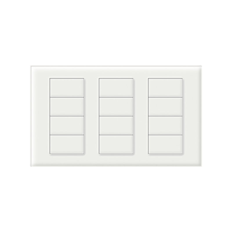 Lutron Square Palladiom Lighting & Shading Keypad (3-Column, 4-button)