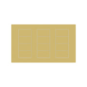 Lutron Square Palladiom Lighting & Shading Keypad (3-Column, 4-button)