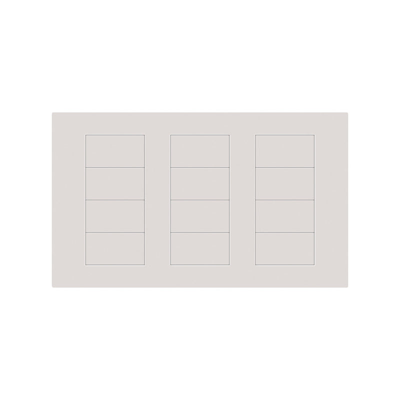 Lutron Square Palladiom Lighting & Shading Keypad (3-Column, 4-button)