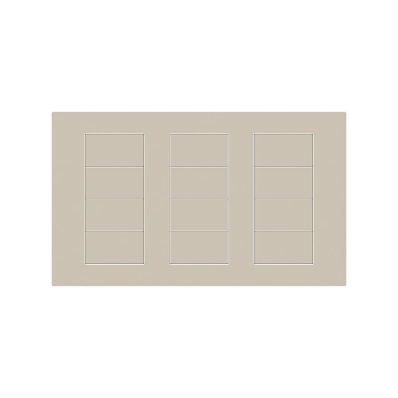 Lutron Square Palladiom Lighting & Shading Keypad (3-Column, 4-button)