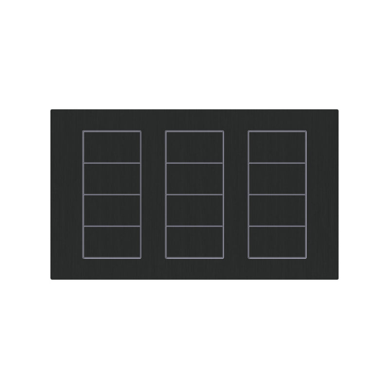 Lutron Square Palladiom Lighting & Shading Keypad (3-Column, 4-button)