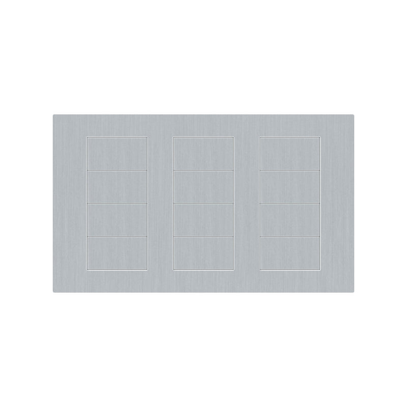 Lutron Square Palladiom Lighting & Shading Keypad (3-Column, 4-button)
