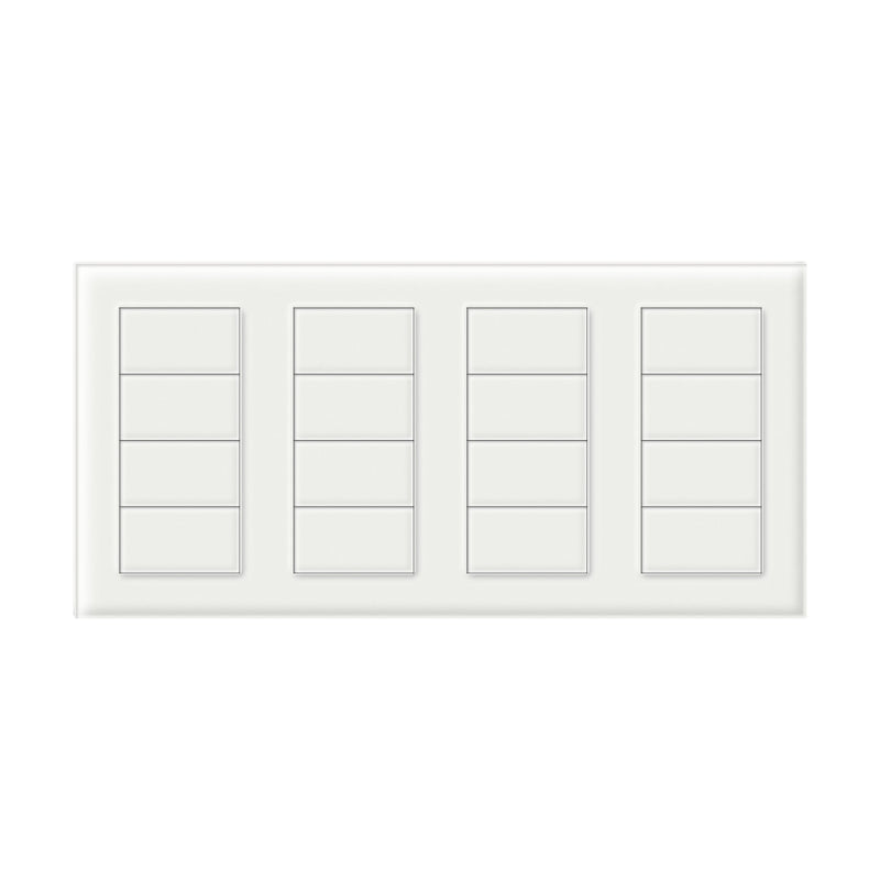Lutron Square Palladiom Lighting & Shading Keypad (4-Column)