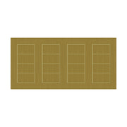 Lutron Square Palladiom Lighting & Shading Keypad (4-Column)