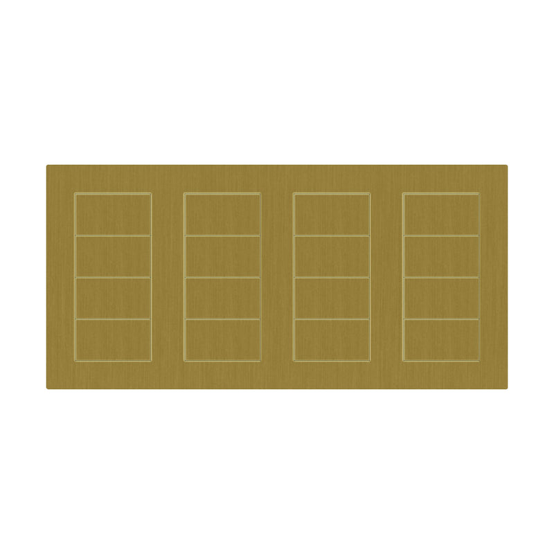Lutron Square Palladiom Lighting & Shading Keypad (4-Column)