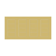 Lutron Square Palladiom Lighting & Shading Keypad (4-Column)