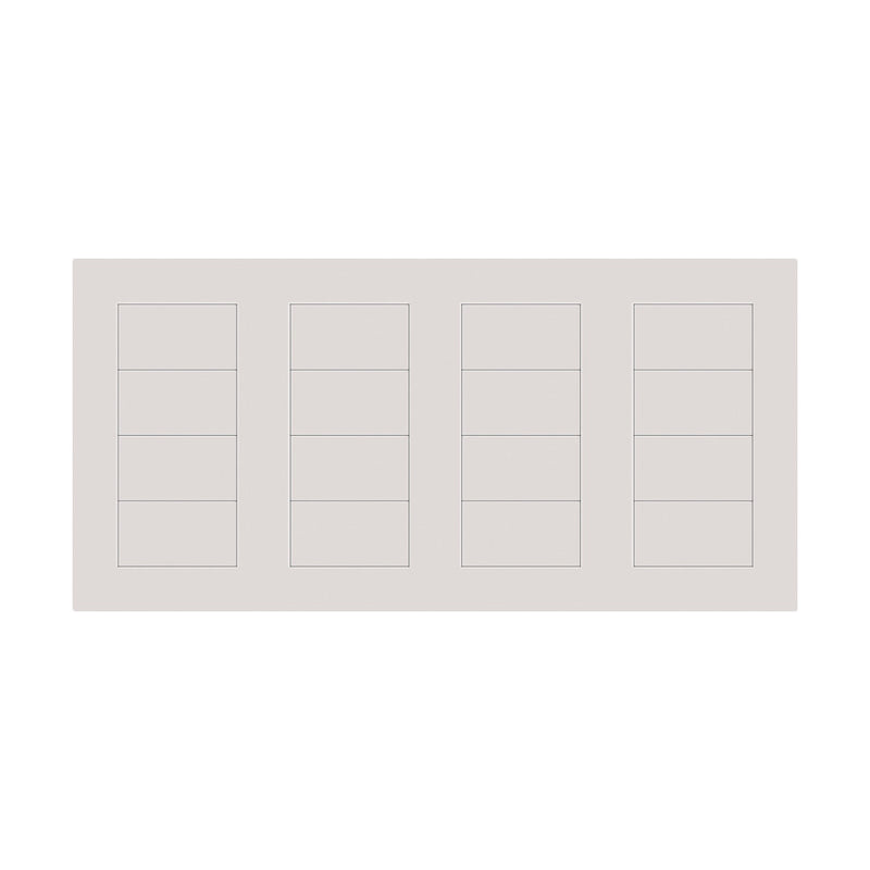 Lutron Square Palladiom Lighting & Shading Keypad (4-Column)