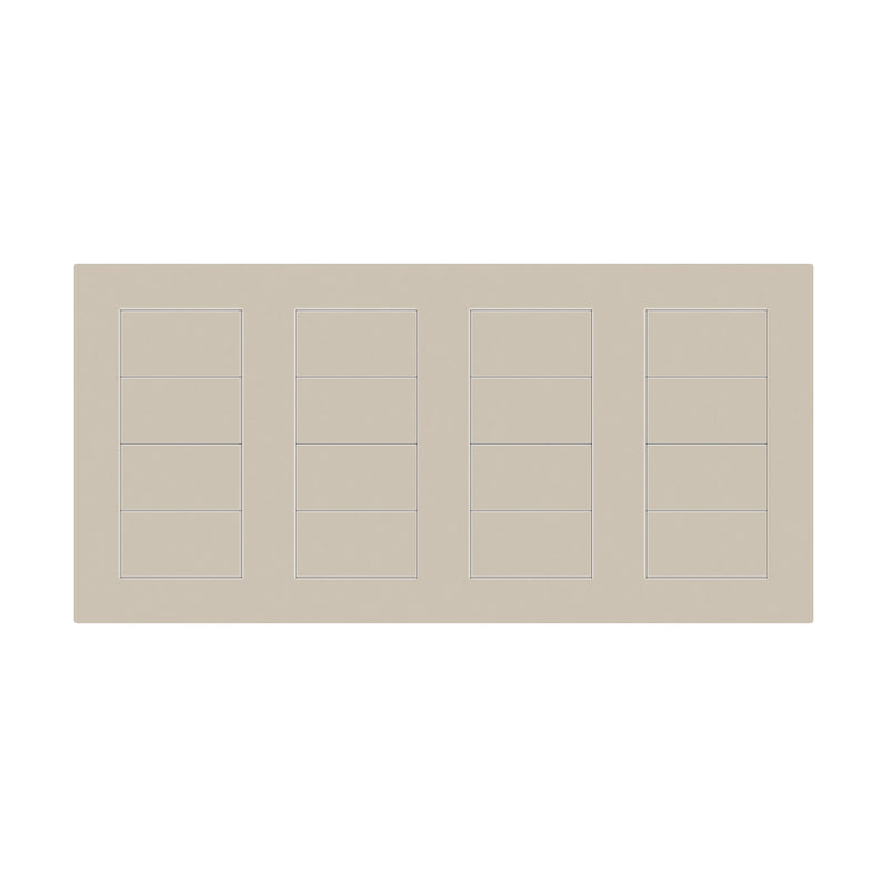 Lutron Square Palladiom Lighting & Shading Keypad (4-Column)